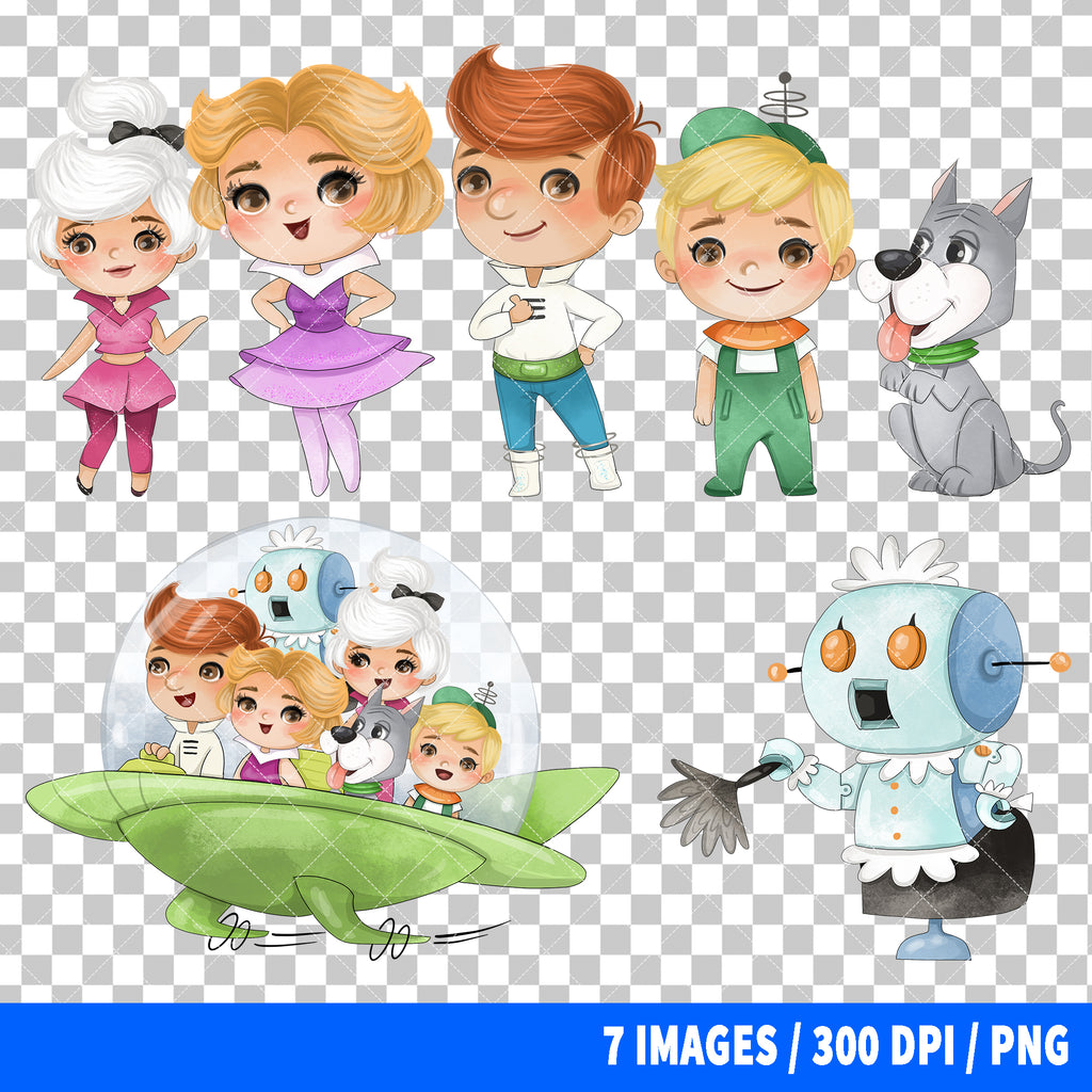 The Jetsons Clipart PNG Bundle #2