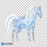 The Nokk Frozen Watercolor Clipart PNG Hand Drawn Illustration