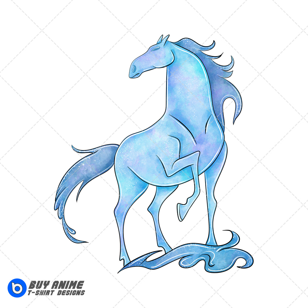 The Nokk Frozen Watercolor Clipart PNG Hand Drawn Illustration #2