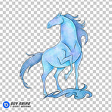 The Nokk Frozen Watercolor Clipart PNG Hand Drawn Illustration #2