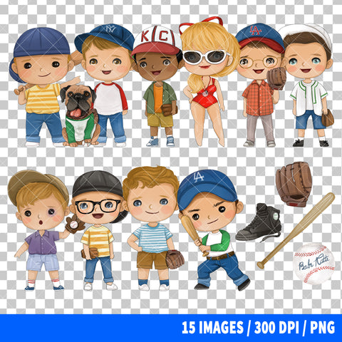 The Sandlot Clipart PNG Bundle