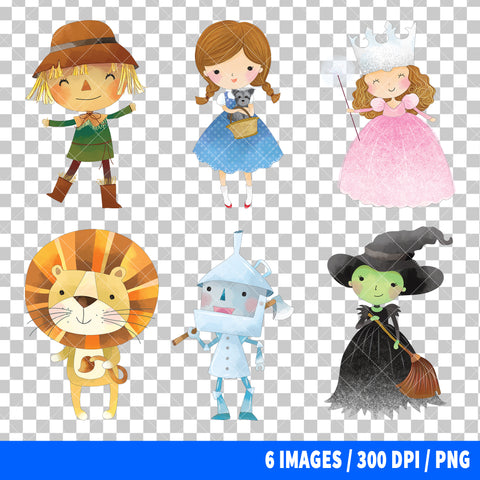 The Wizard Of Oz Clipart PNG Bundle #2