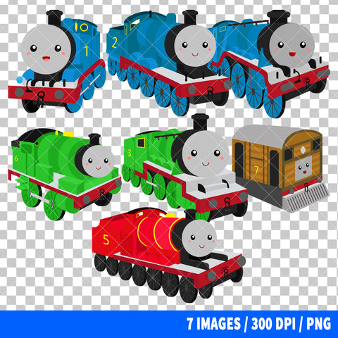 Thomas And Friends Clipart PNG Bundle