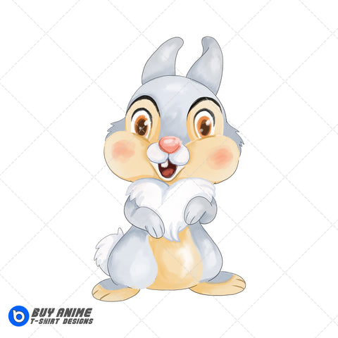Thumper Bambi Watercolor Clipart PNG Hand Drawn Illustration