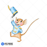 Timothy Q Mouse Dumbo Watercolor Clipart PNG Hand Drawn Illustration #2