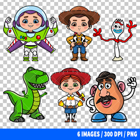 Toy Story Clipart PNG Bundle #2