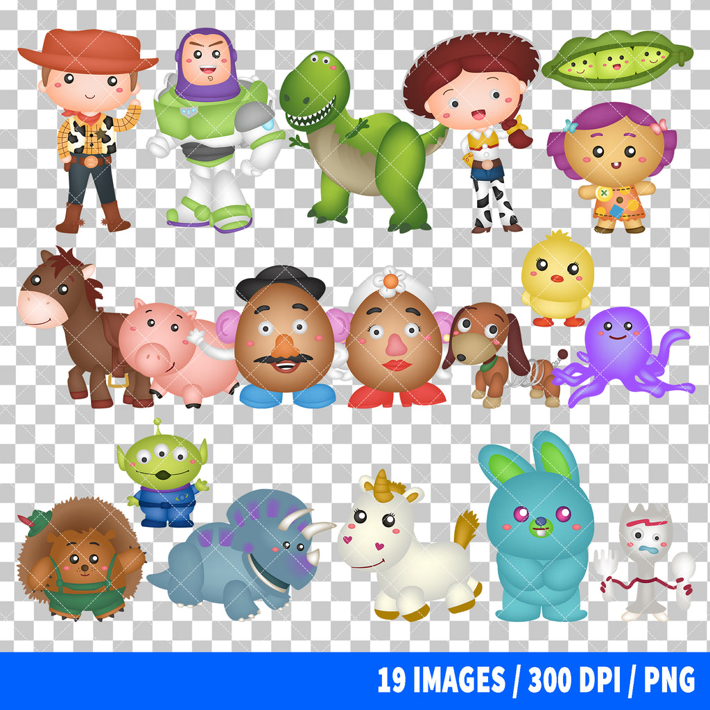 Toy Story Clipart PNG Bundle #3