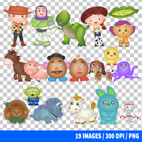 Toy Story Clipart PNG Bundle #3