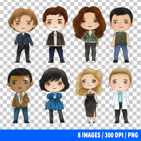 Twilight Clipart PNG Bundle