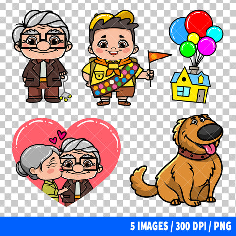 Up Clipart PNG Bundle #2