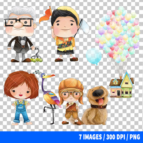 Up Clipart PNG Bundle #3