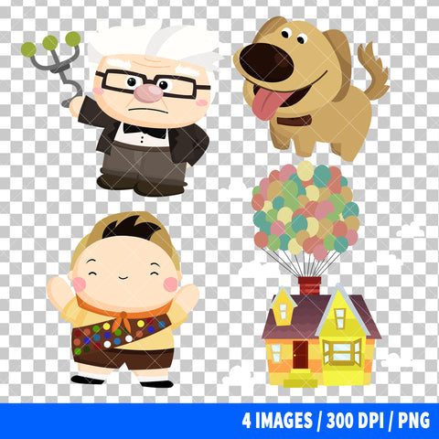Up Clipart PNG Bundle
