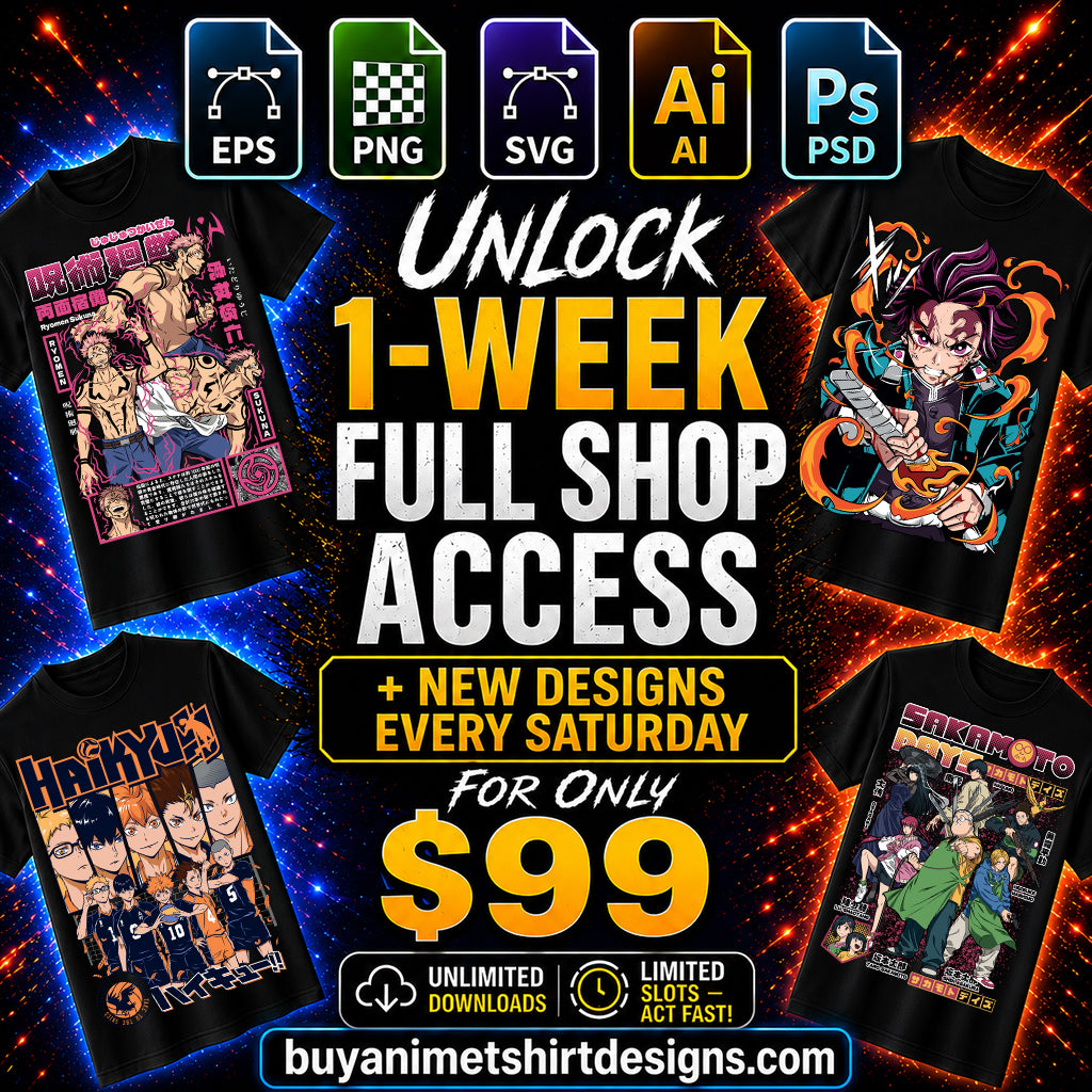 Whole Shop 1-Week Full Access - Download All Files