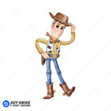 Woody Toy Story Watercolor Clipart PNG Hand Drawn Illustration
