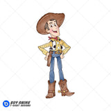 Woody Toy Story Watercolor Clipart PNG Hand Drawn Illustration #2