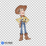 Woody Toy Story Watercolor Clipart PNG Hand Drawn Illustration #2