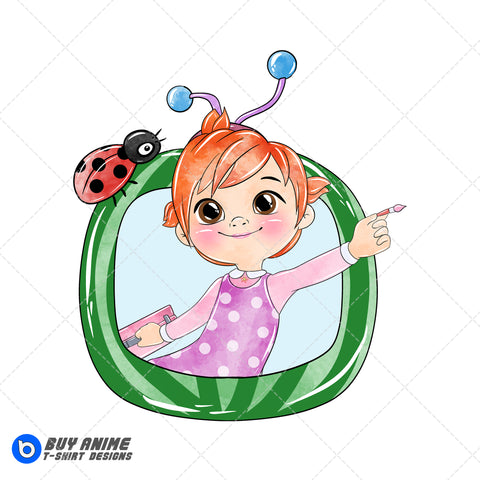 Yoyo Cocomelon Watercolor Clipart PNG Hand Drawn Illustration #2