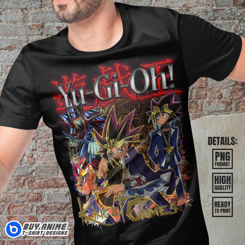 Yu Gi Oh Anime Bootleg T-shirt Design