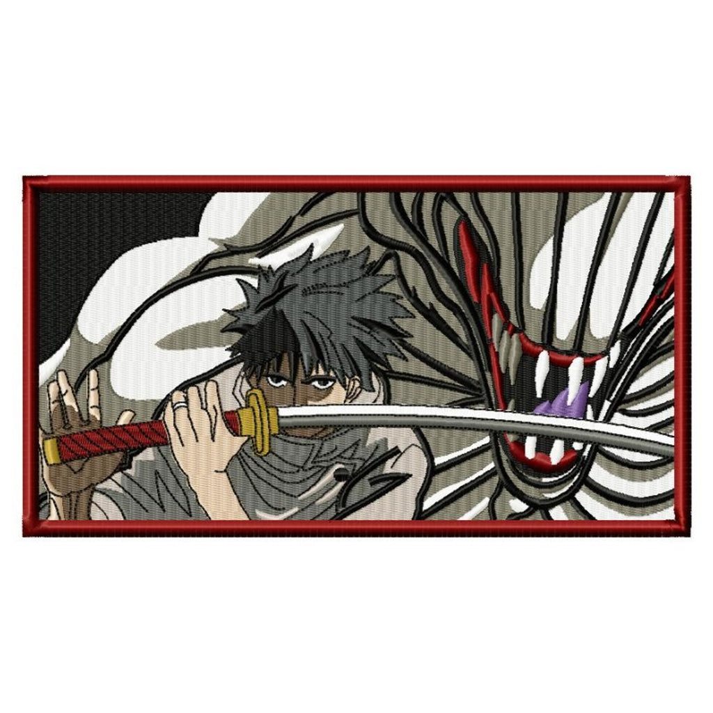 Yuta Jujutsu Kaisen Anime Embroidery Design Template