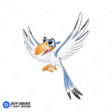 Zazu The Lion King Watercolor Clipart PNG Hand Drawn Illustration