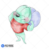 Zipper Chip N Dale Watercolor Clipart PNG Hand Drawn Illustration #2