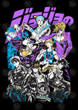 Jojo’s Bizarre Adventure Anime Vector T-shirt Designs Bundle Templates