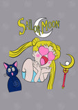Sailor Moon Anime Vector T-shirt Designs Bundle Templates #2