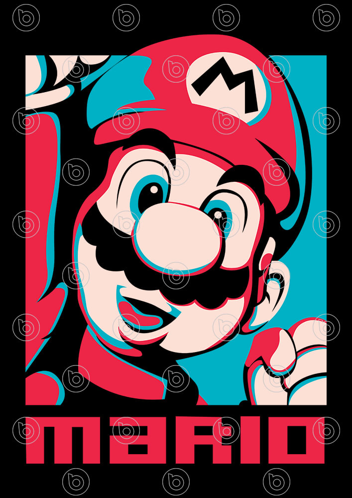 Super Mario Vector T-shirt Designs Bundle Templates V4 – www ...