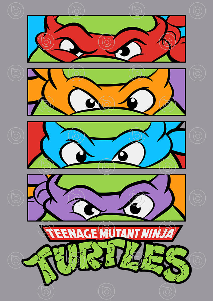 Teenage Mutant Ninja Turtles Vector T-shirt Designs Bundle Templates ...