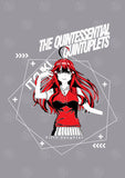 The Quintessential Quintuplets Anime Vector T-shirt Designs Bundle Templates