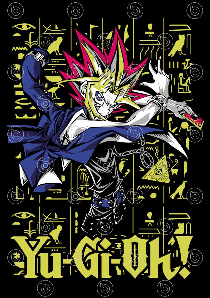 Yu Gi Oh Anime Vector T-shirt Designs Bundle Templates – www ...